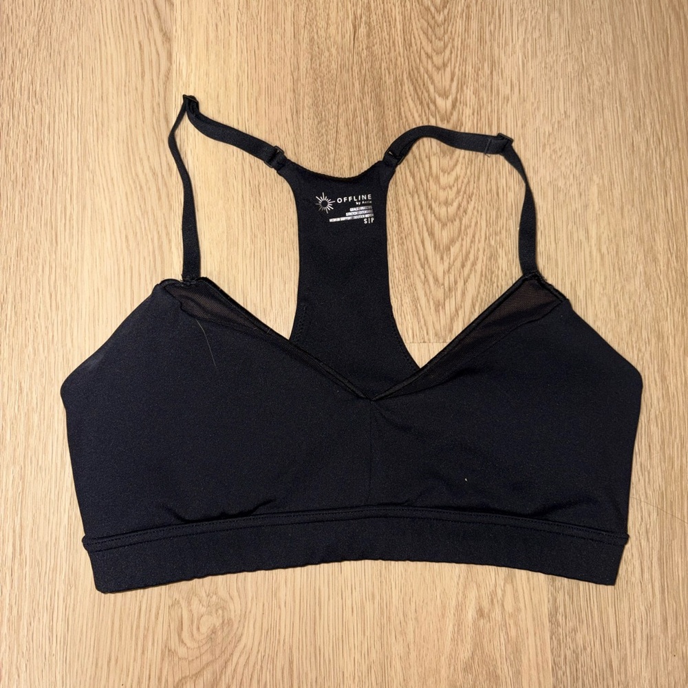 Aerie Offline Mesh Panel sports bra